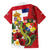 Hawaii And Tonga Family Matching Summer Maxi Dress and Hawaiian Shirt King Kalakaua Tribal Gecko Tongan Ngatu