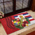Hawaii And Tonga Rubber Doormat King Kalakaua Tribal Gecko Tongan Ngatu