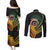 Personalised Vanuatu Independence Day Couples Matching Puletasi and Long Sleeve Button Shirt July 30 Pig Tusk Long God Yumi Stanap