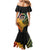 Personalised Vanuatu Independence Day Family Matching Mermaid Dress and Hawaiian Shirt July 30 Pig Tusk Long God Yumi Stanap