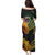 Personalised Vanuatu Independence Day Family Matching Puletasi and Hawaiian Shirt July 30 Pig Tusk Long God Yumi Stanap