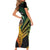 Personalised Vanuatu Independence Day Family Matching Short Sleeve Bodycon Dress and Hawaiian Shirt July 30 Pig Tusk Long God Yumi Stanap