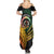 Personalised Vanuatu Independence Day Family Matching Summer Maxi Dress and Hawaiian Shirt July 30 Pig Tusk Long God Yumi Stanap