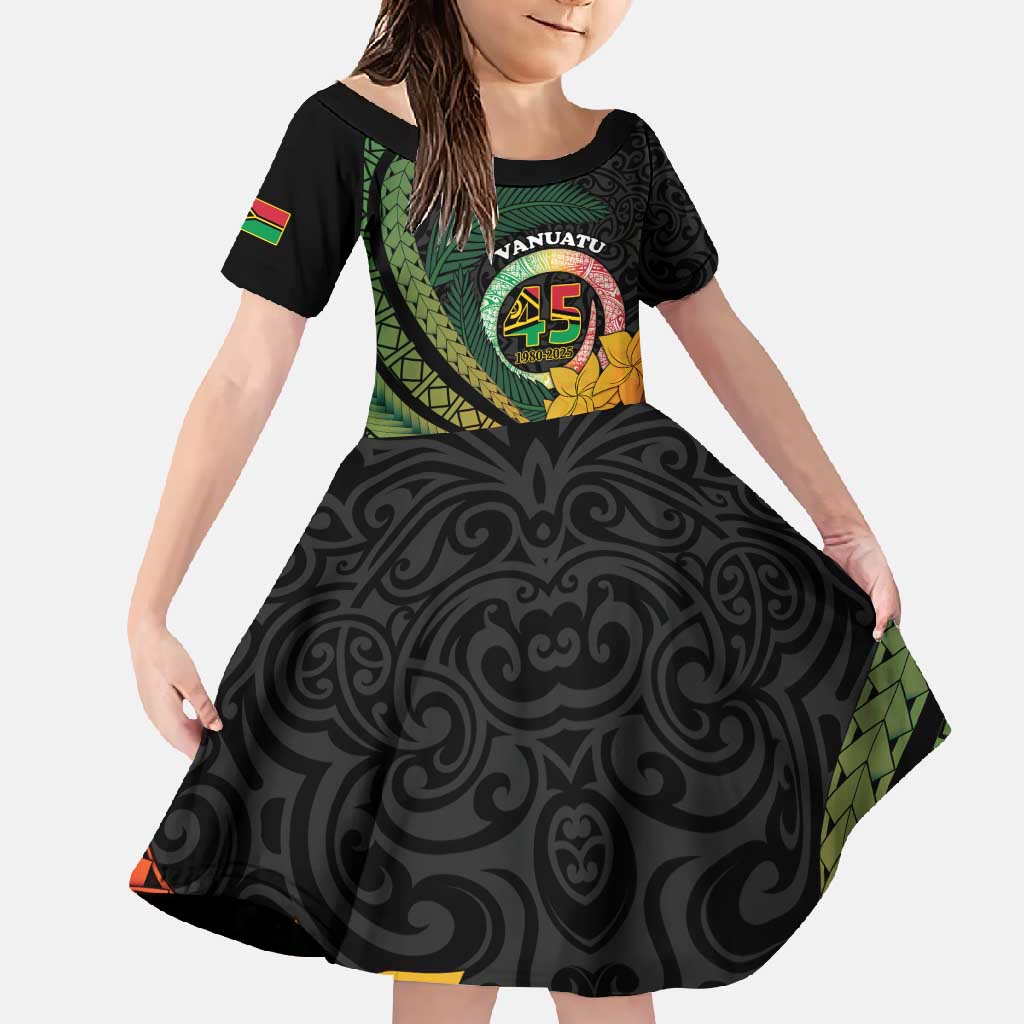 Personalised Vanuatu Independence Day Family Matching Tank Maxi Dress and Hawaiian Shirt July 30 Pig Tusk Long God Yumi Stanap