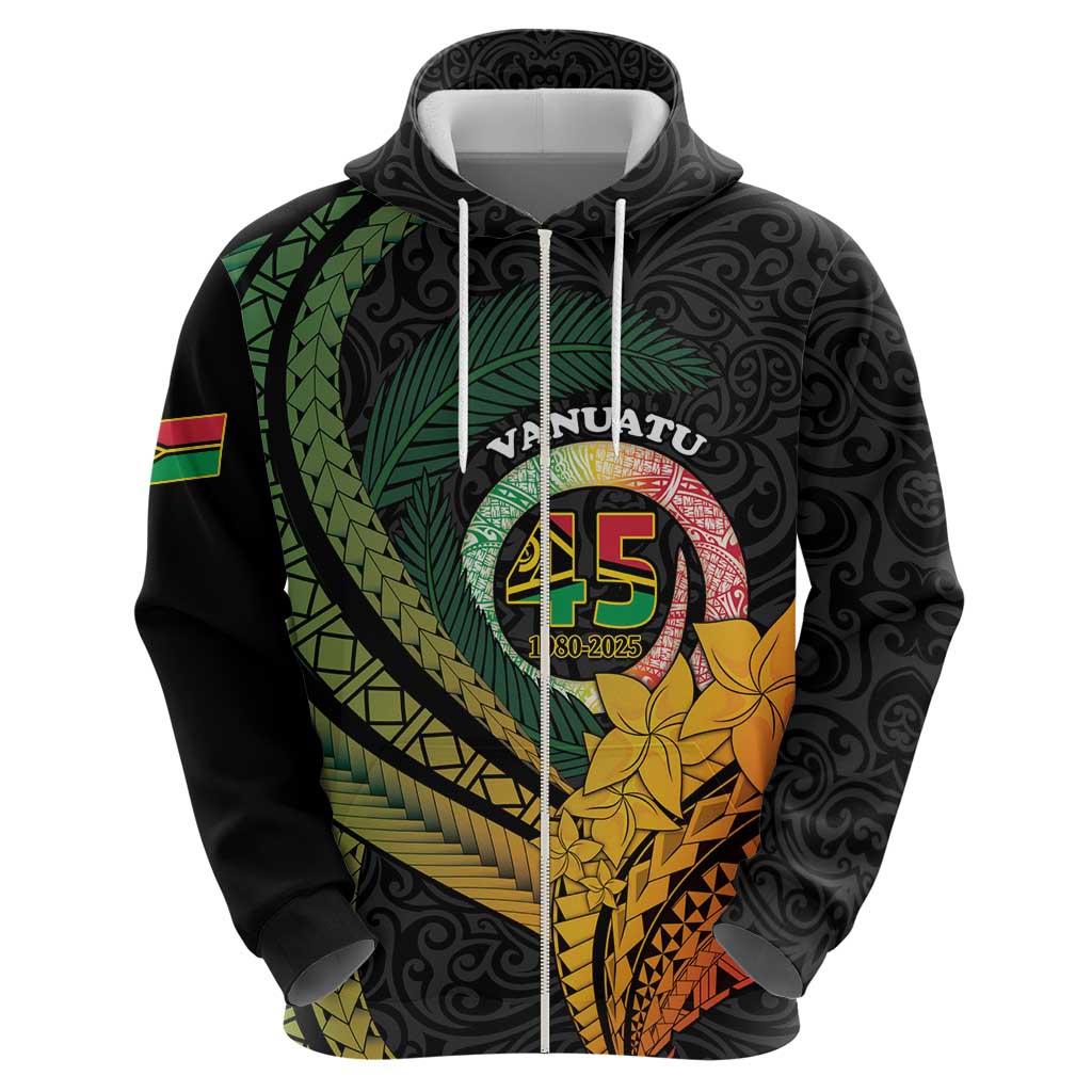 Personalised Vanuatu Independence Day Hoodie July 30 Pig Tusk Long God Yumi Stanap