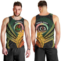 Personalised Vanuatu Independence Day Men Tank Top July 30 Pig Tusk Long God Yumi Stanap