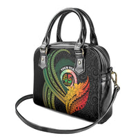 Personalised Vanuatu Independence Day Shoulder Handbag July 30 Pig Tusk Long God Yumi Stanap