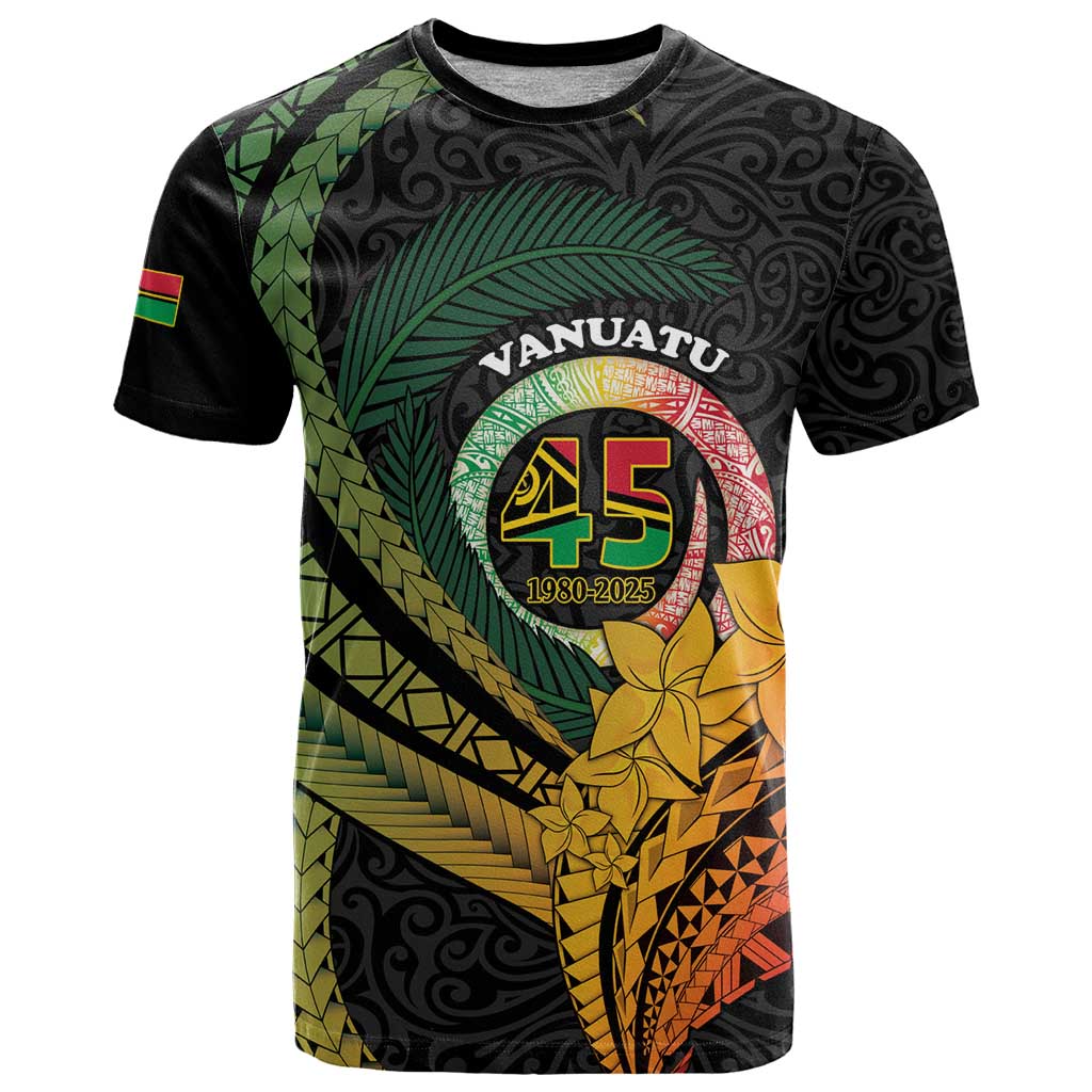 Personalised Vanuatu Independence Day T Shirt July 30 Pig Tusk Long God Yumi Stanap