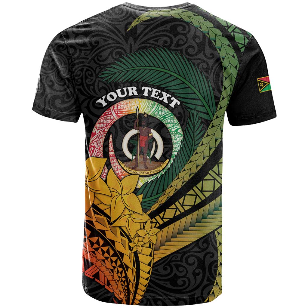 Personalised Vanuatu Independence Day T Shirt July 30 Pig Tusk Long God Yumi Stanap
