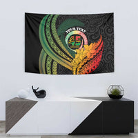 Personalised Vanuatu Independence Day Tapestry July 30 Pig Tusk Long God Yumi Stanap