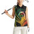 Personalised Vanuatu Independence Day Women Sleeveless Polo Shirt July 30 Pig Tusk Long God Yumi Stanap