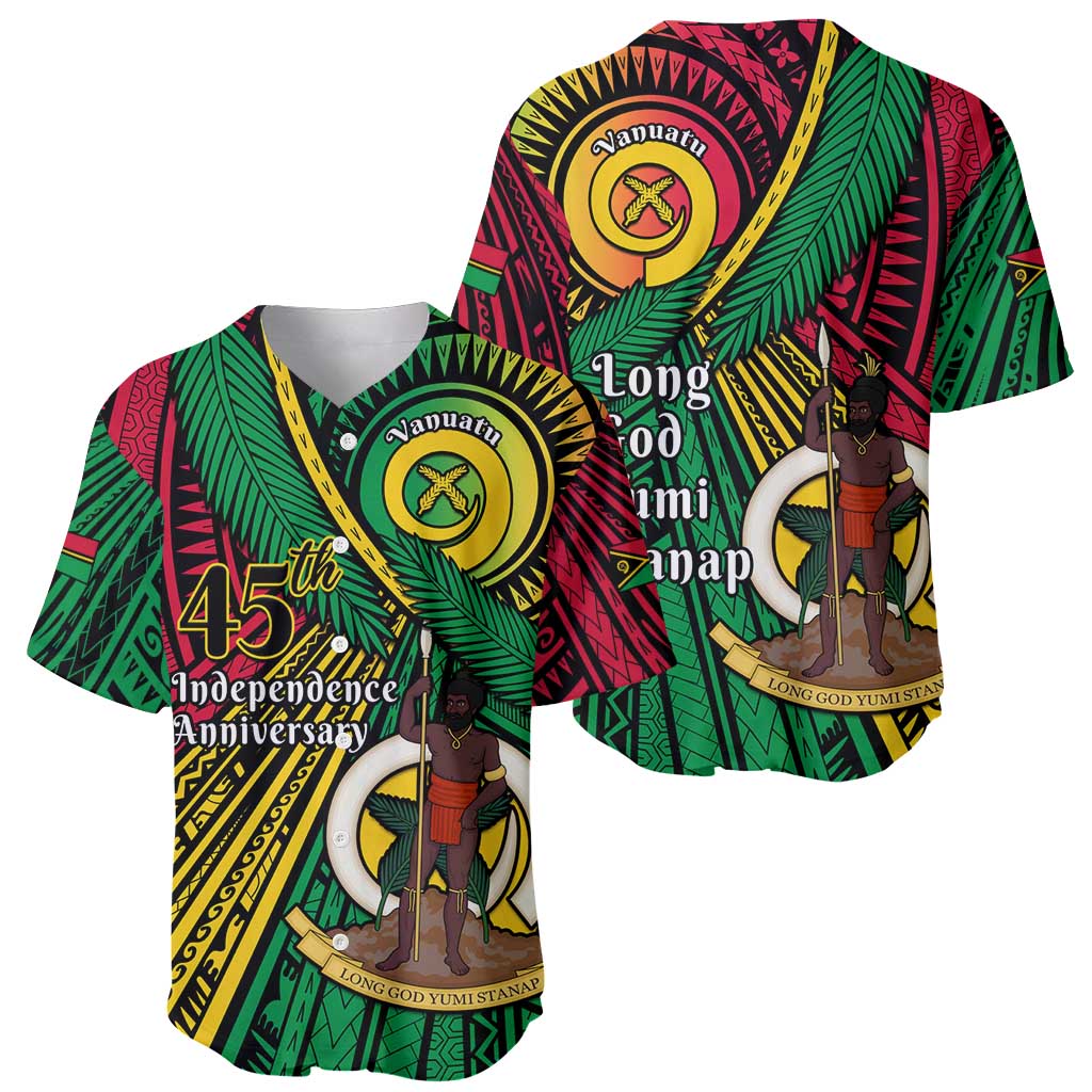 Halo Vanuatu Baseball Jersey Happy 45th Independence Anniversary