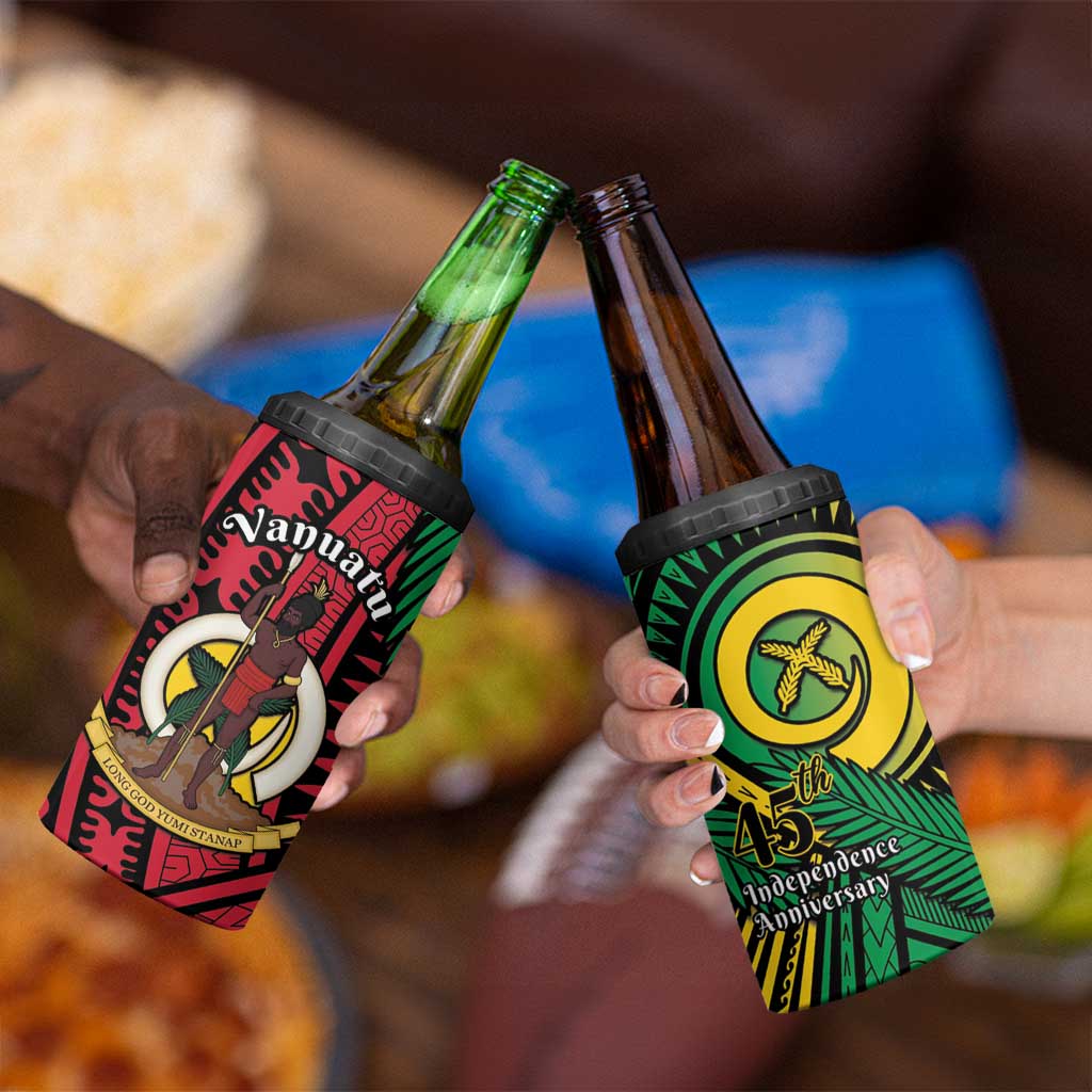 Halo Vanuatu 4 in 1 Can Cooler Tumbler Happy 45th Independence Anniversary