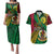 Halo Vanuatu Couples Matching Puletasi and Hawaiian Shirt Happy 45th Independence Anniversary