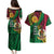 Halo Vanuatu Couples Matching Puletasi and Hawaiian Shirt Happy 45th Independence Anniversary