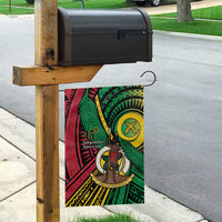 Halo Vanuatu Garden Flag Happy 45th Independence Anniversary