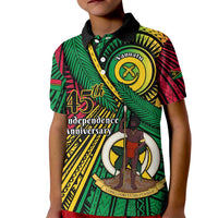 Halo Vanuatu Kid Polo Shirt Happy 45th Independence Anniversary