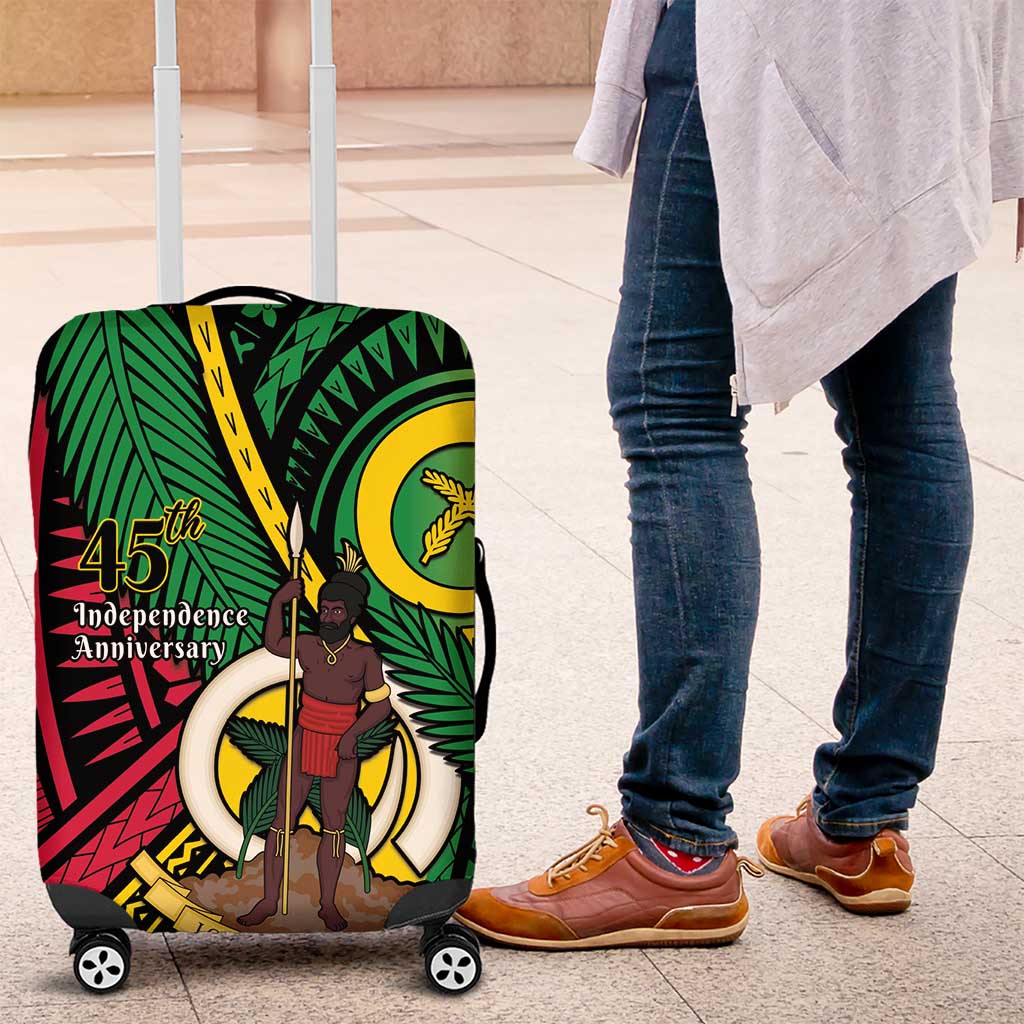 Halo Vanuatu Luggage Cover Happy 45th Independence Anniversary