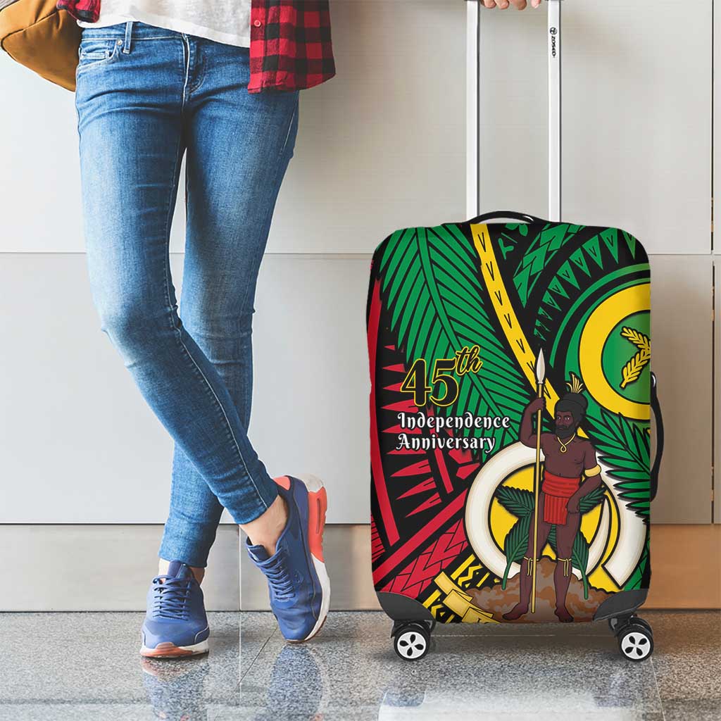 Halo Vanuatu Luggage Cover Happy 45th Independence Anniversary