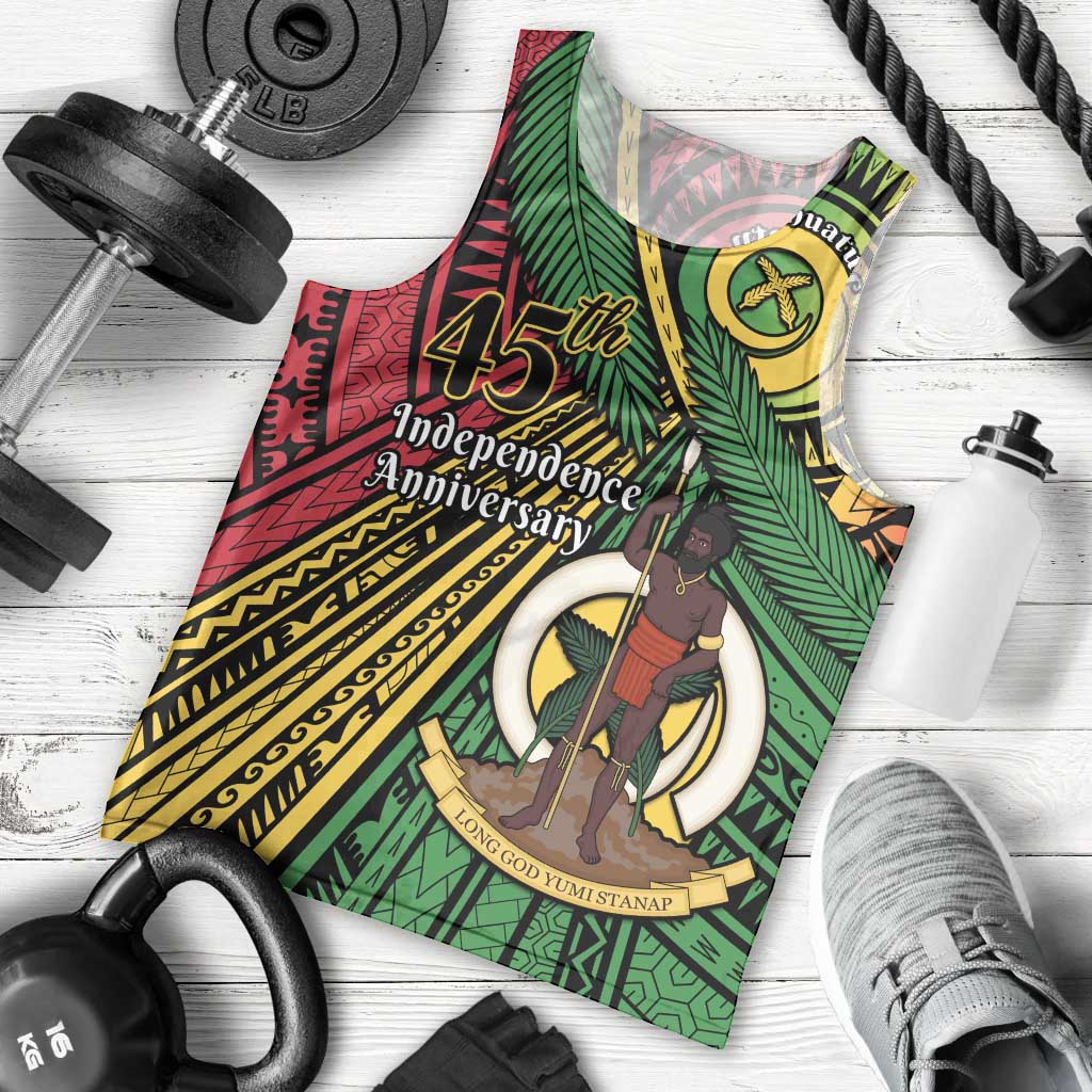 Halo Vanuatu Men Tank Top Happy 45th Independence Anniversary