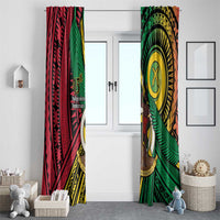 Halo Vanuatu Window Curtain Happy 45th Independence Anniversary