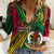 Halo Vanuatu Women Casual Shirt Happy 45th Independence Anniversary