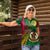 Halo Vanuatu Women Polo Shirt Happy 45th Independence Anniversary