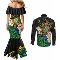 Lalawigan ng Palawan Couples Matching Mermaid Dress and Long Sleeve Button Shirt Philippines Province Land of Promise