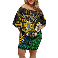 Lalawigan ng Palawan Off Shoulder Short Dress Philippines Province Land of Promise