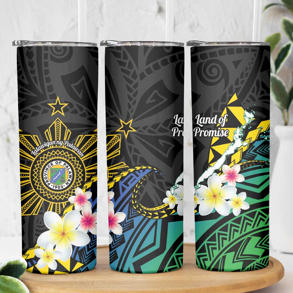 Lalawigan ng Palawan Skinny Tumbler Philippines Province Land of Promise