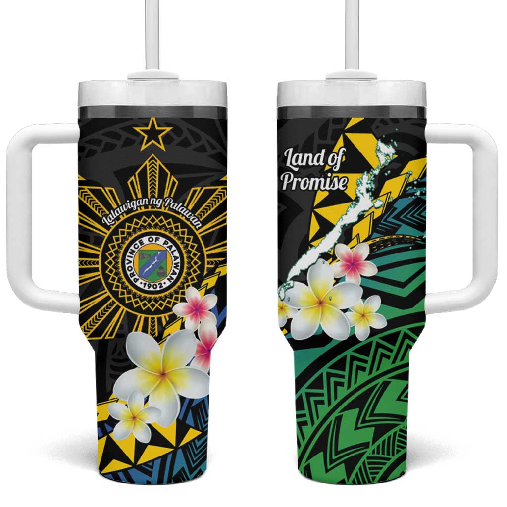 Lalawigan ng Palawan Tumbler With Handle Philippines Province Land of Promise