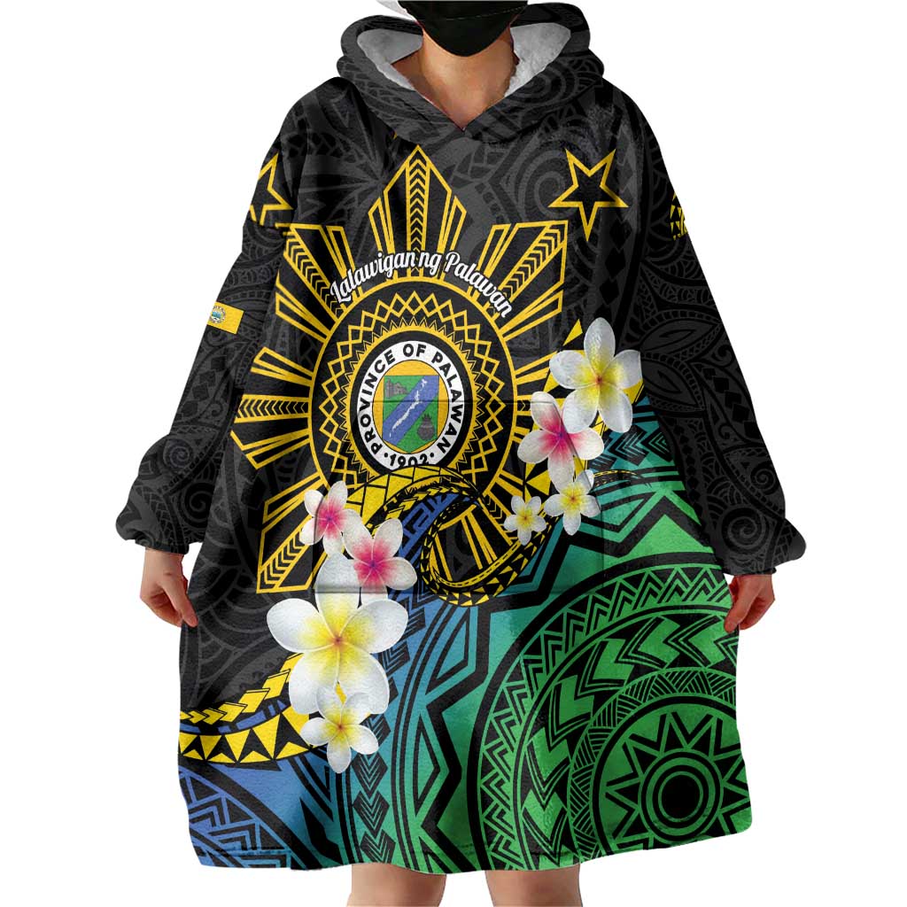 Lalawigan ng Palawan Wearable Blanket Hoodie Philippines Province Land of Promise