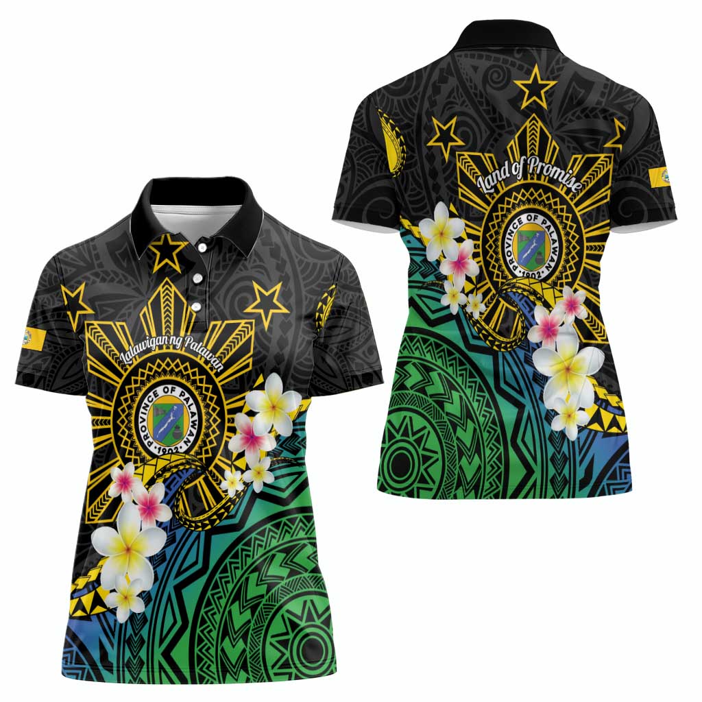 Lalawigan ng Palawan Women Polo Shirt Philippines Province Land of Promise