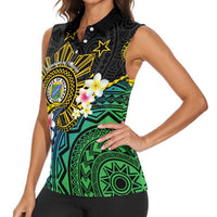 Lalawigan ng Palawan Women Sleeveless Polo Shirt Philippines Province Land of Promise