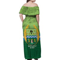 Isabela Philippines Family Matching Off Shoulder Maxi Dress and Hawaiian Shirt Queen Province Of The North