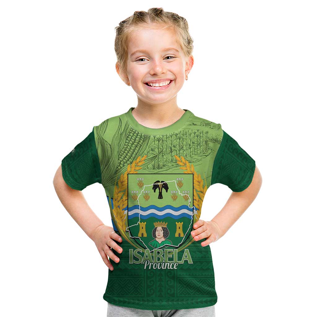 Isabela Philippines Kid T Shirt Queen Province Of The North LT14 Green - Polynesian Pride