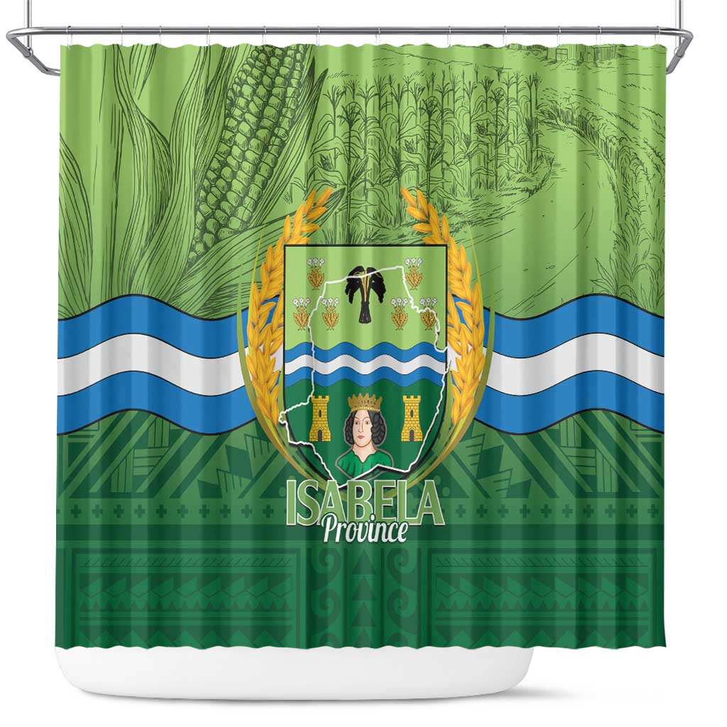 Isabela Philippines Shower Curtain Queen Province Of The North LT14 Green - Polynesian Pride