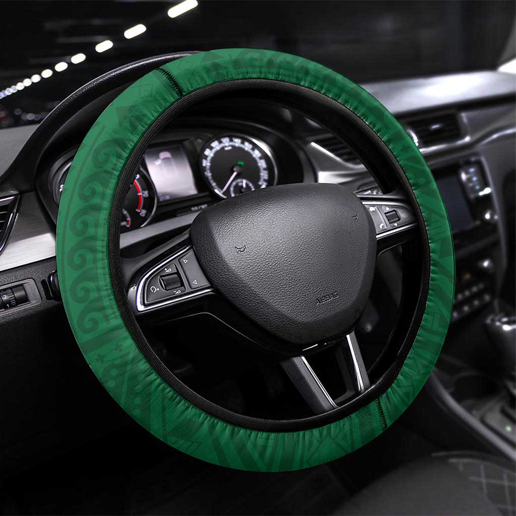Isabela Philippines Steering Wheel Cover Queen Province Of The North LT14 Universal Fit Green - Polynesian Pride