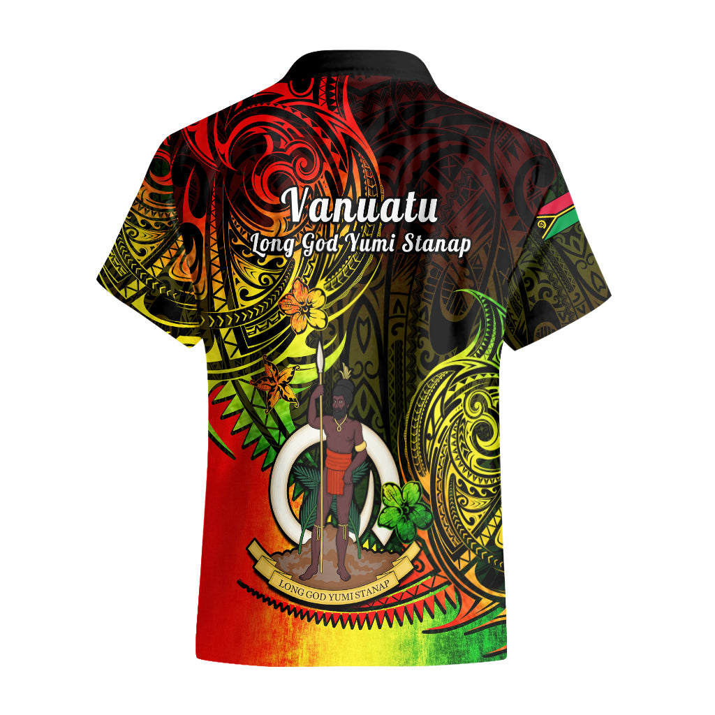 Polynesian Pride Vanuatu Hawaiian Shirt Reggae Polynesia Long God Yumi Stanap LT14 - Polynesian Pride