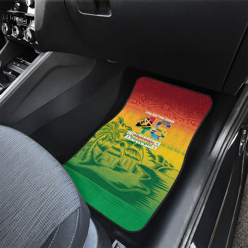 Vanuatu Indipendens Dei Car Mats Yumi 46th Independence Anniversary LT14 - Polynesian Pride