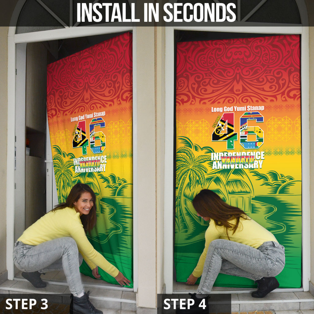 Vanuatu Indipendens Dei Door Cover Yumi 46th Independence Anniversary