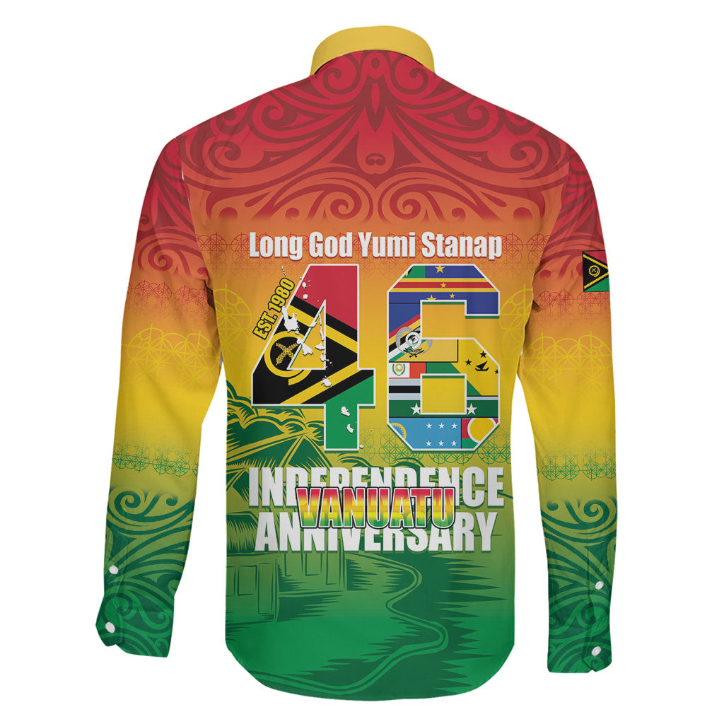 Vanuatu Indipendens Dei Family Matching Summer Maxi Dress and Hawaiian Shirt Yumi 46th Independence Anniversary