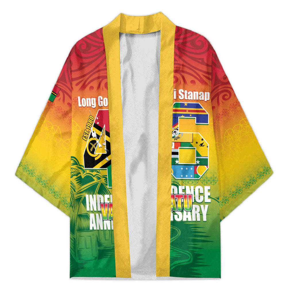 Vanuatu Indipendens Dei Kimono Yumi 46th Independence Anniversary LT14 Unisex Reggae - Polynesian Pride