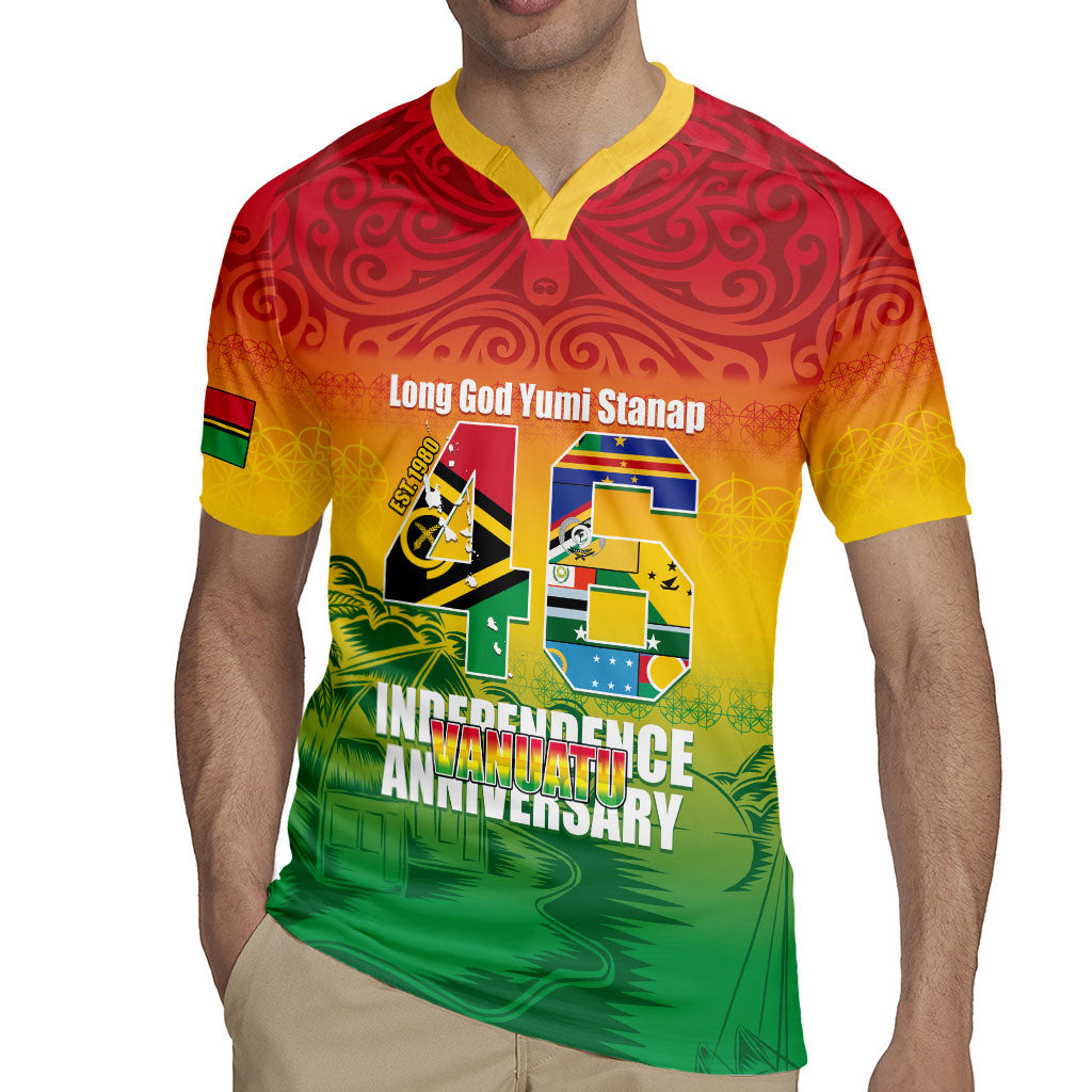 Vanuatu Indipendens Dei Rugby Jersey Yumi 46th Independence Anniversary
