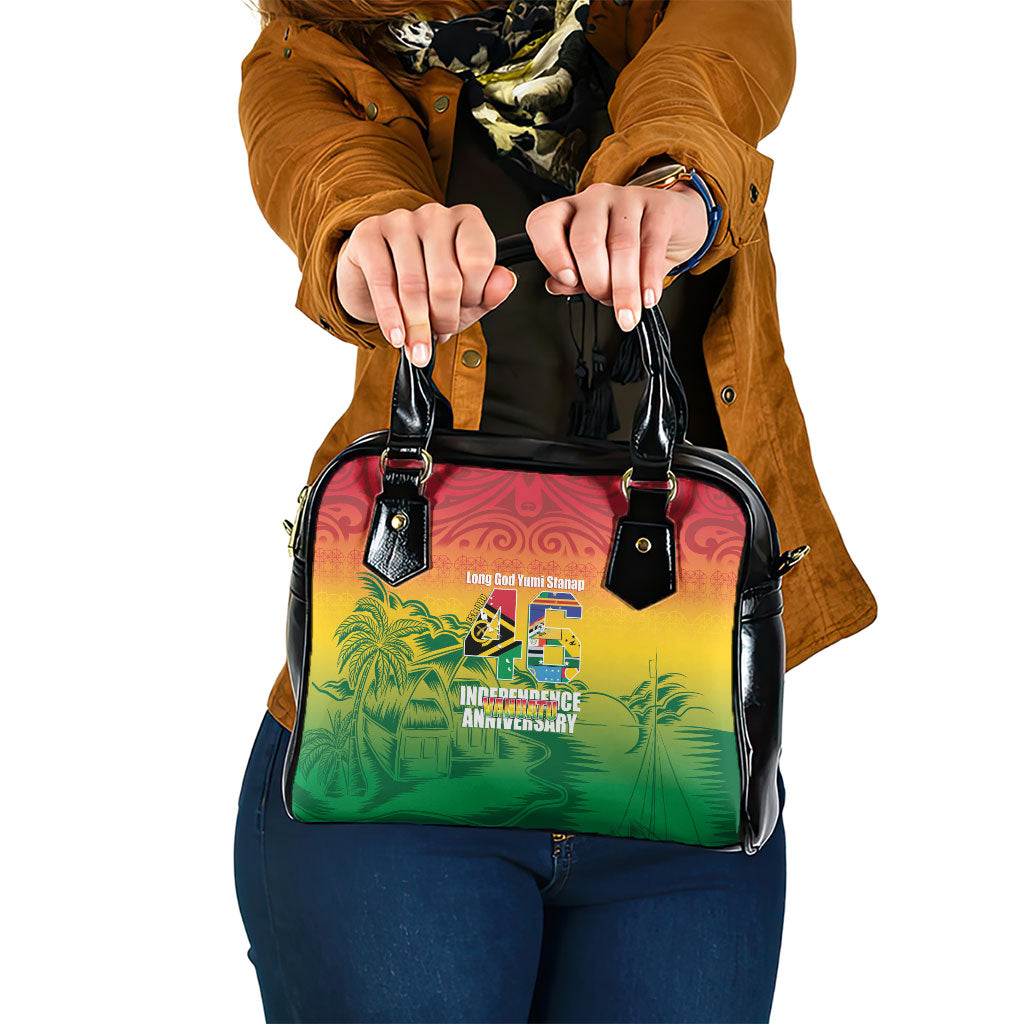 Vanuatu Indipendens Dei Shoulder Handbag Yumi 46th Independence Anniversary LT14 One Size Reggae - Polynesian Pride