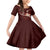 Oxblood Polynesia Family Matching Mermaid Dress and Hawaiian Shirt Tribal Pattern Tropical Frangipani