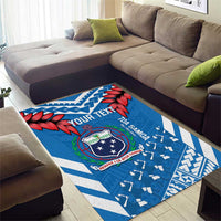 Custom Toa Samoa Rugby Area Rug Samoan Siva Tau Uso Aso Uma