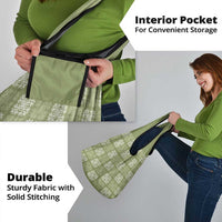 Vesuvian Green Palaka Quilt Hawaii Grocery Bag Traditional Hawaii-plaid Pattern - Polynesian Pride