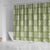 Vesuvian Green Palaka Quilt Hawaii Shower Curtain Traditional Hawaii-plaid Pattern - Polynesian Pride