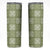 Vesuvian Green Palaka Quilt Hawaii Skinny Tumbler Traditional Hawaii-plaid Pattern - Polynesian Pride